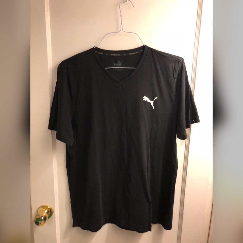 Puma V Neck T Shirt Men’s
